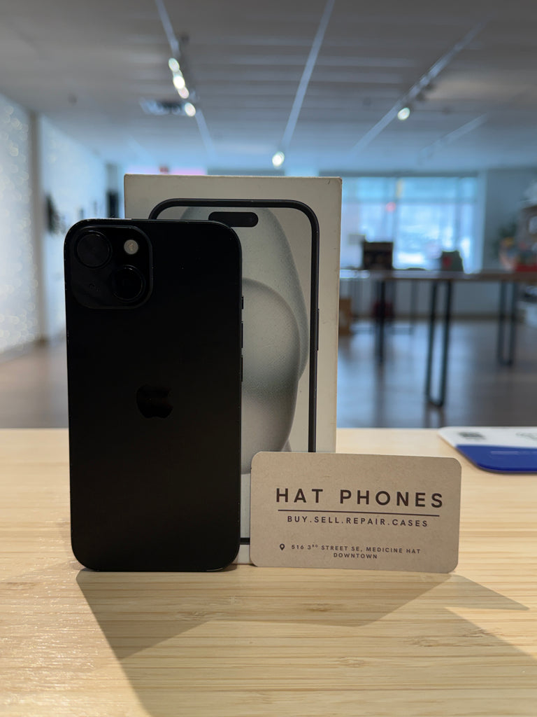iPhone 15 – Black (128gb, Like-New)