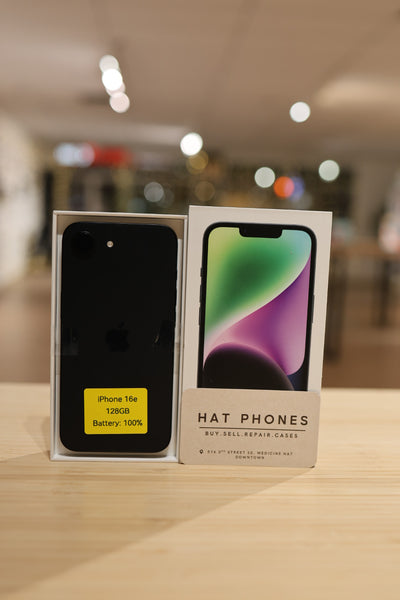 iPhone 16e – (128GB, 100% Battery )